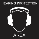 Hearing Protection Area Sign