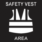 Safety Vest Area Sign
