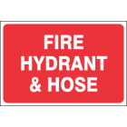 Fire Hydrant & Hose Sign