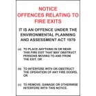 Notice Offences Relating To Fire Exits