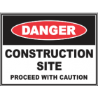 Construction Site Procees with Caution