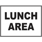 Lunch Area Sign