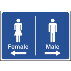 Female-Male Toilet Sign