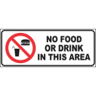 No Food Or Drink In This area Sign