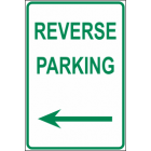 Reverse Parking Arrow (L) Sign