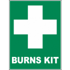 Burns Kit Sign
