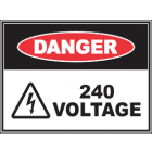 240 Voltage Sign