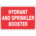 Hydrant & Sprinkler Booster Sign