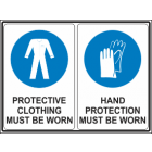Protective Clothing Must be Worn - Protective Clothing Must be Worn Sign