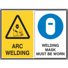 Arc Welding-Welding Mask Must be Worn Sign