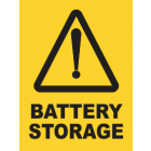 Battery Storage Sign