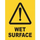 Wet Surface Sign