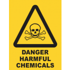 Danger Harmful Chemicals Sign