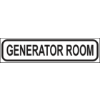 Generator Room Sign