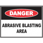 Abrasive Blasting Area Sign