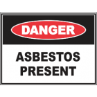 Asbestos Present Sign