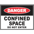 Confined Space Do Not Enter Sign