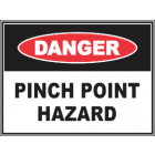 Pinch Point Hazard Sign