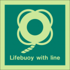 Lifebuoy With Line Sign