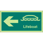 Lifeboat (Left Arrow ) Sign