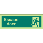 Escape Door Sign
