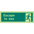 Escape To sea Sign