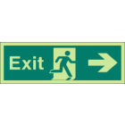 Exit (Right Arrow) Sign