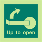 Up To Open Sign