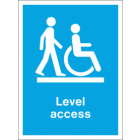 Level access Sign