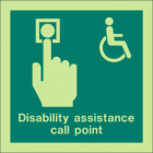 Disability Assistance Call Point Sign