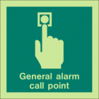 General Alarm call Point Sign