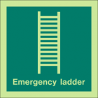 Emergency Ladder sign