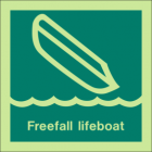 Freefall Lifeboat Sign