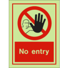 No Entry IMO Sign