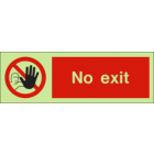 No Exit IMO Sign