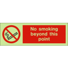 No Smoking Beyond This Point IMO Sign