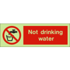 Not Drinking Water IMO Sign