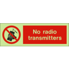 No Radio Transmitters IMO Sign