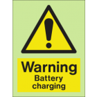 Warning-Battery Charging Sign