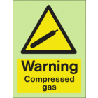 Warning-Compressed Gas Sign