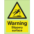 Warning-Slippery Surface Sign