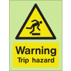 Warning-Trip hazard Sign
