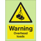 Warning-Overhead Loads Sign