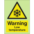Warning-Low temperature Sign