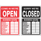 Open & Close (Double Sided) Sign