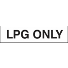 LPG Only Sign