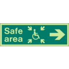 Safe area (L) sign