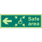 Safe area(R) Sign