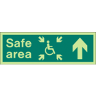 Safe area (Arrow) Sign