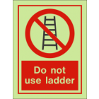 Do Not Use Ladder IMO Sign